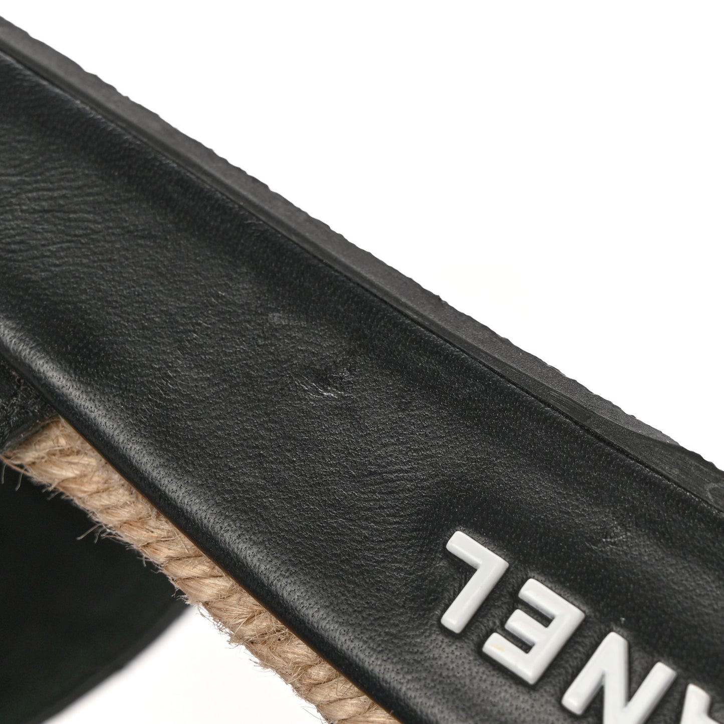 Lambskin Quilted CC Mules Sandals 39 Black White