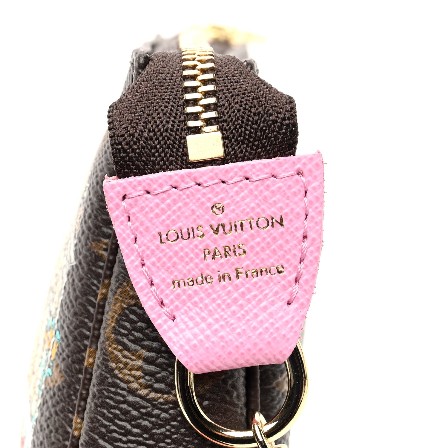 Louis Vuitton Monogram 2022 Christmas Animation Paris Mini Pochette Accessories Pink 6 of 9
