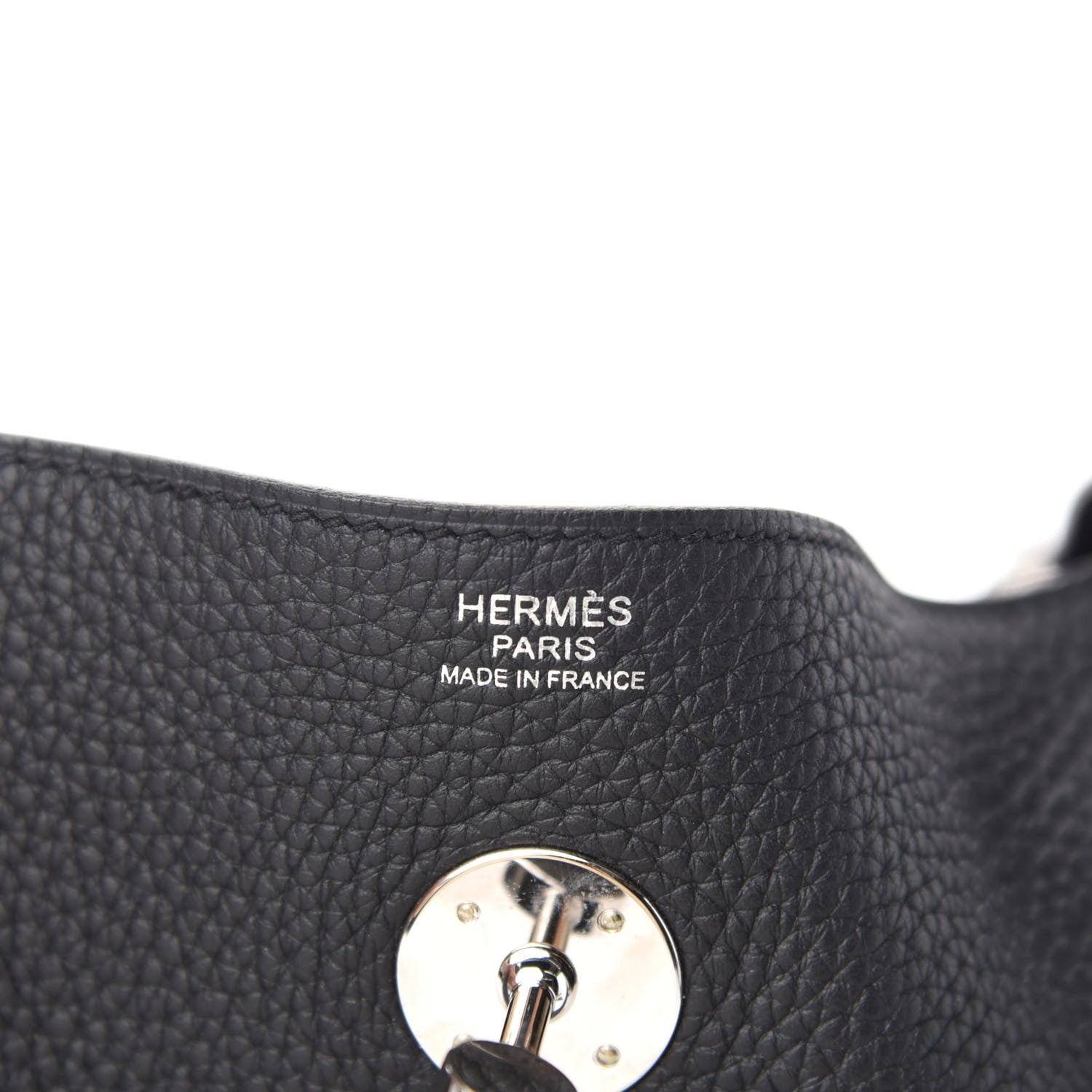 Hermes Taurillon Clemence Lindy 30 Black 11 of 13