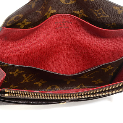 Louis Vuitton Monogram Emilie Wallet Red 5 of 7