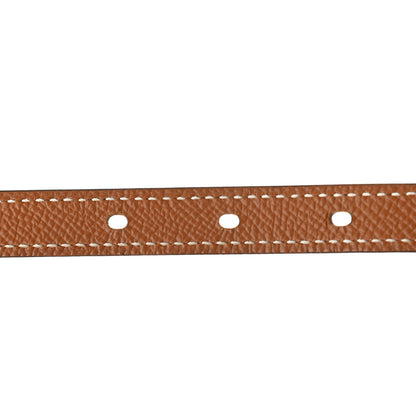Hermes Epsom Swift 13mm Lucky 15 Belt 75 Black Gold 3 of 5