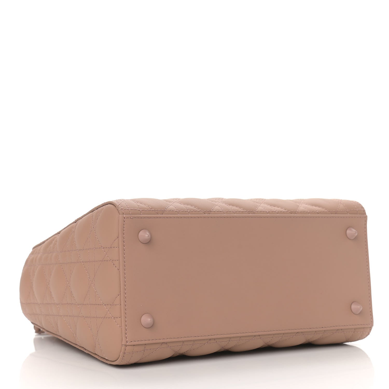 Christian Dior Ultra Matte Calfskin Cannage Medium Lady Dior Beige 4 of 8