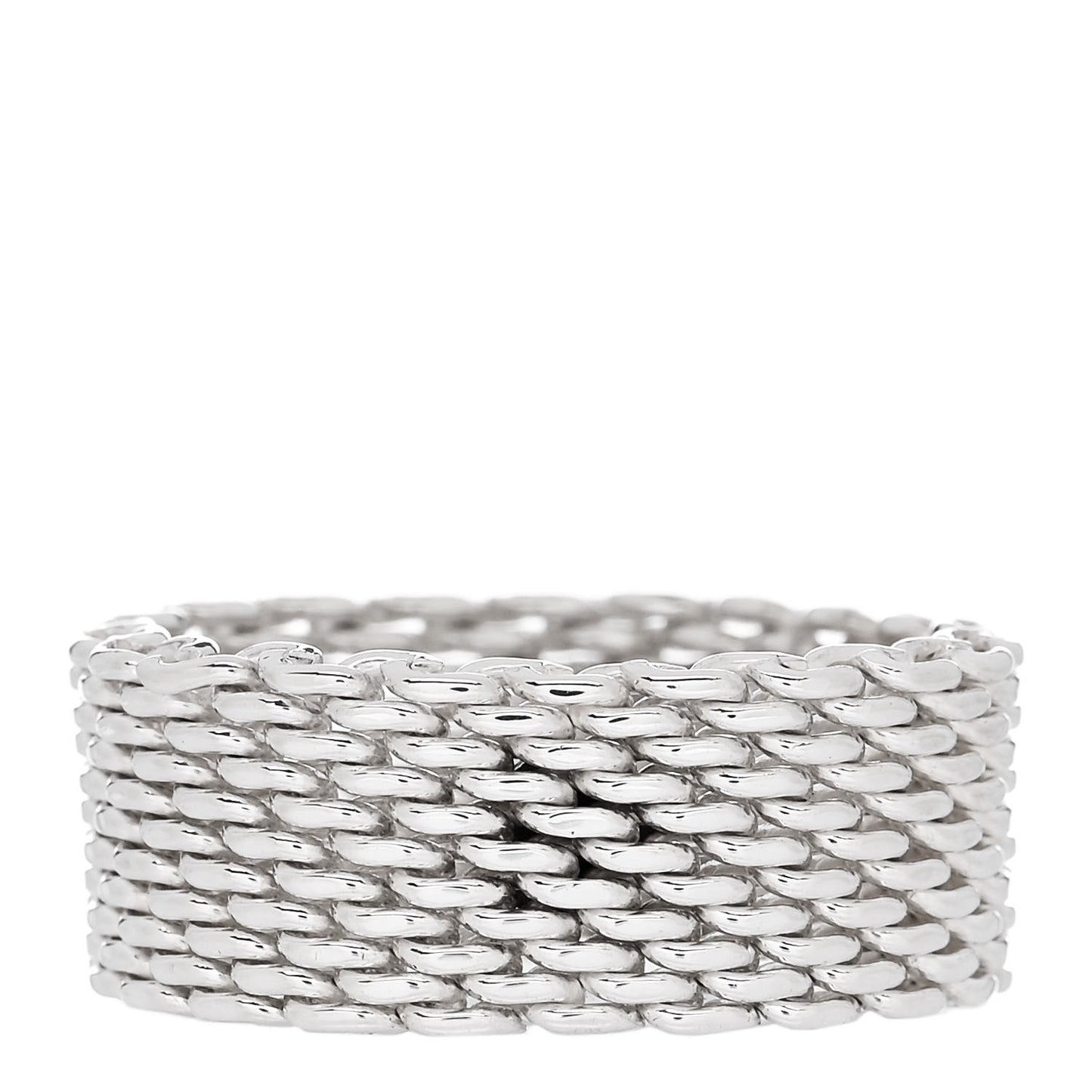 Sterling Silver Somerset Mesh Ring 63 10.5