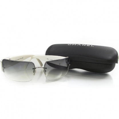 Chanel CC Rhinestone Logo Sunglasses 9 of 9