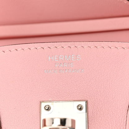 Hermes Swift Birkin 25 Rose Sakura 6 of 10