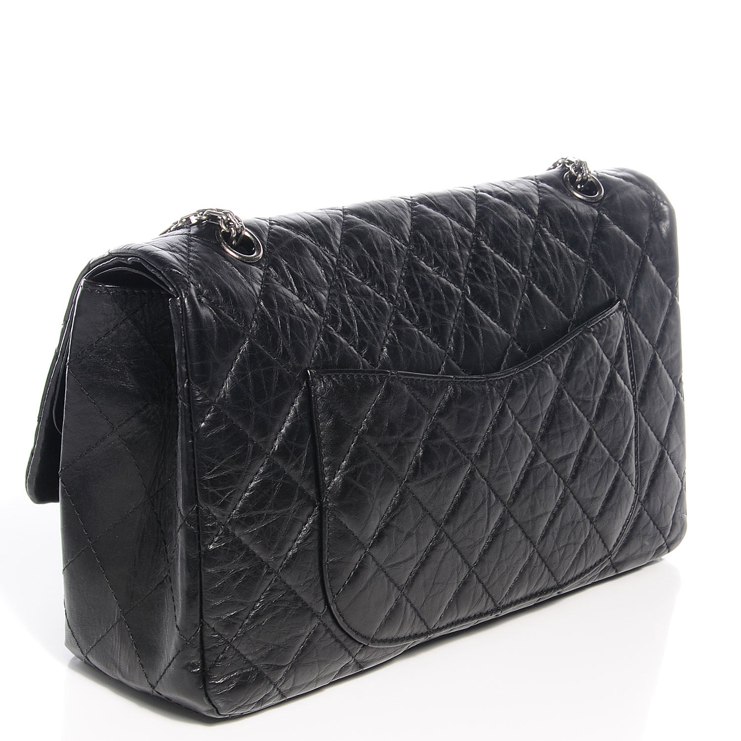 Chanel Distressed Calfskin 2.55 Reissue 227 Flap Black 3 of 10