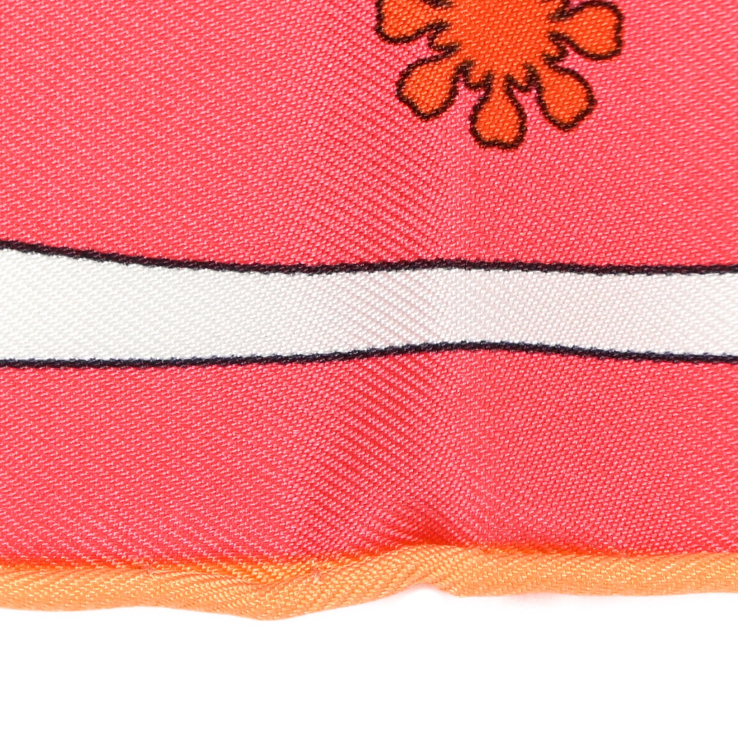 Hermes Silk Le Sacre De L'Hiver Pocket Square 5 of 10