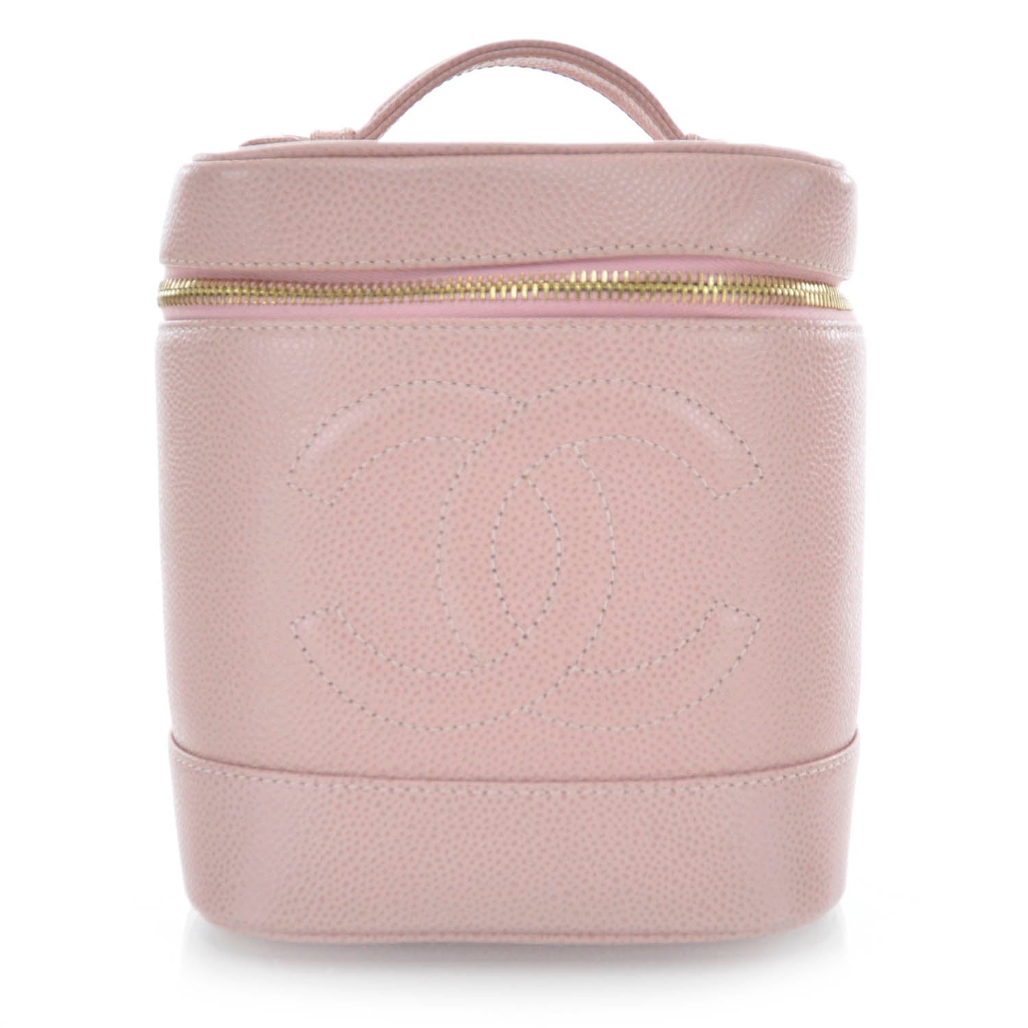 Chanel Caviar Vanity Cosmetic Case Pink 1 of 7
