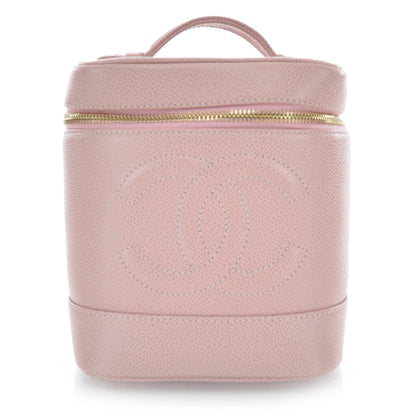 Chanel Caviar Vanity Cosmetic Case Pink 1 of 7