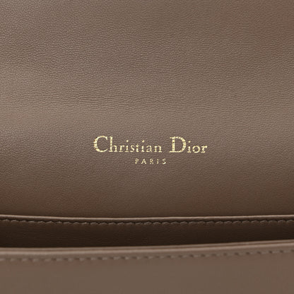 Christian Dior Lambskin Cannage Lady Dior Pouch Warm Taupe 6 of 10
