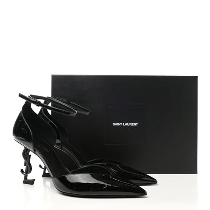 Saint Laurent Patent Opyum D'Orsay Pumps 40.5 Black 10 of 10