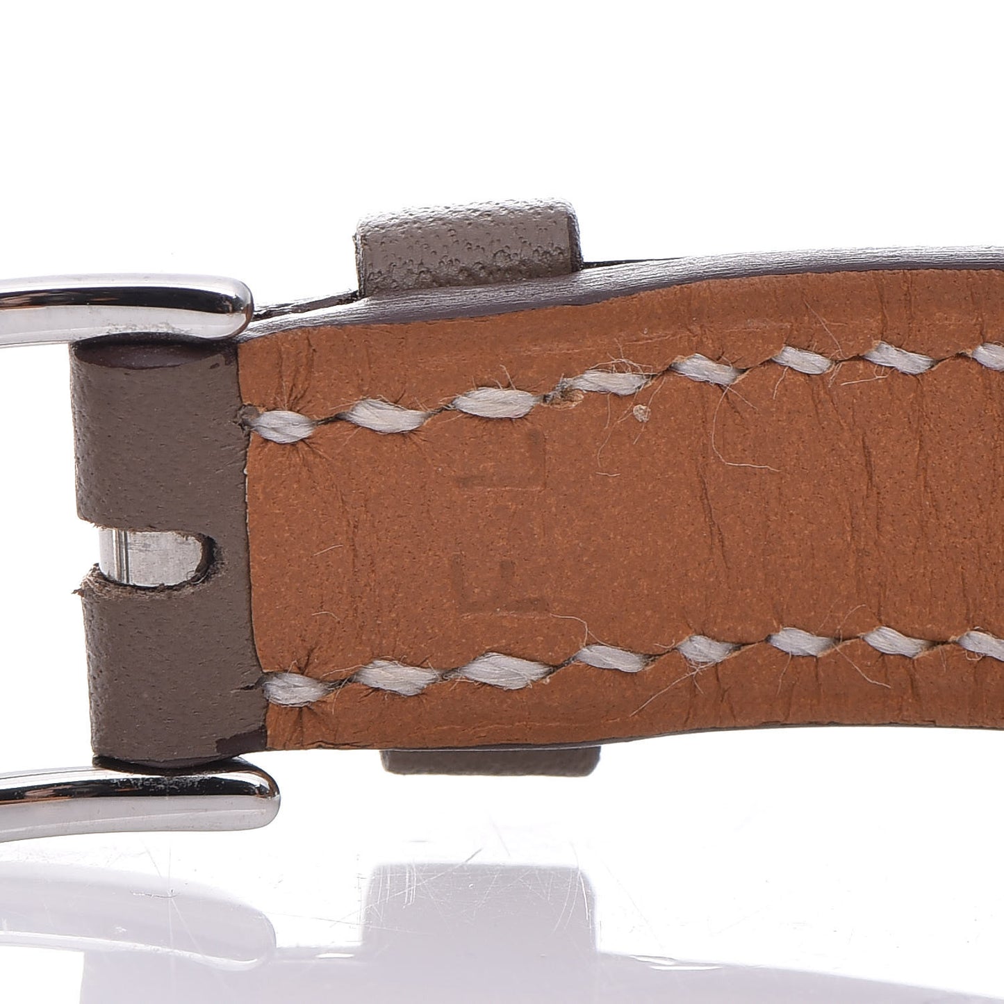 Stainless Steel Swift 17.2mm Heure H Hour Watch Etoupe