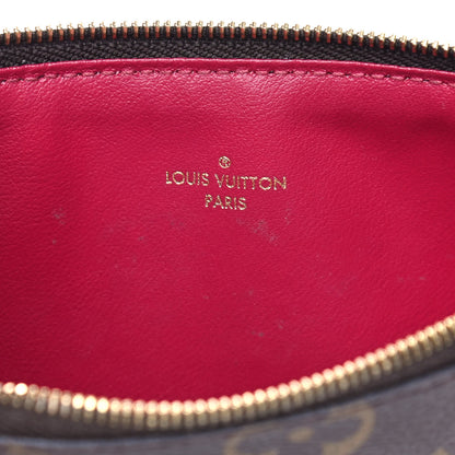 Louis Vuitton Monogram Felicie Chain Wallet Zippered Insert Fuchsia 6 of 9