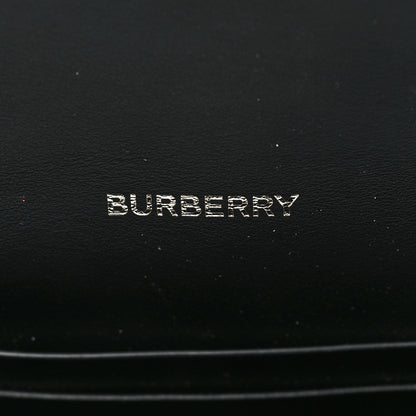 Burberry Calfskin Monogram TB Bag Black White 4 of 6