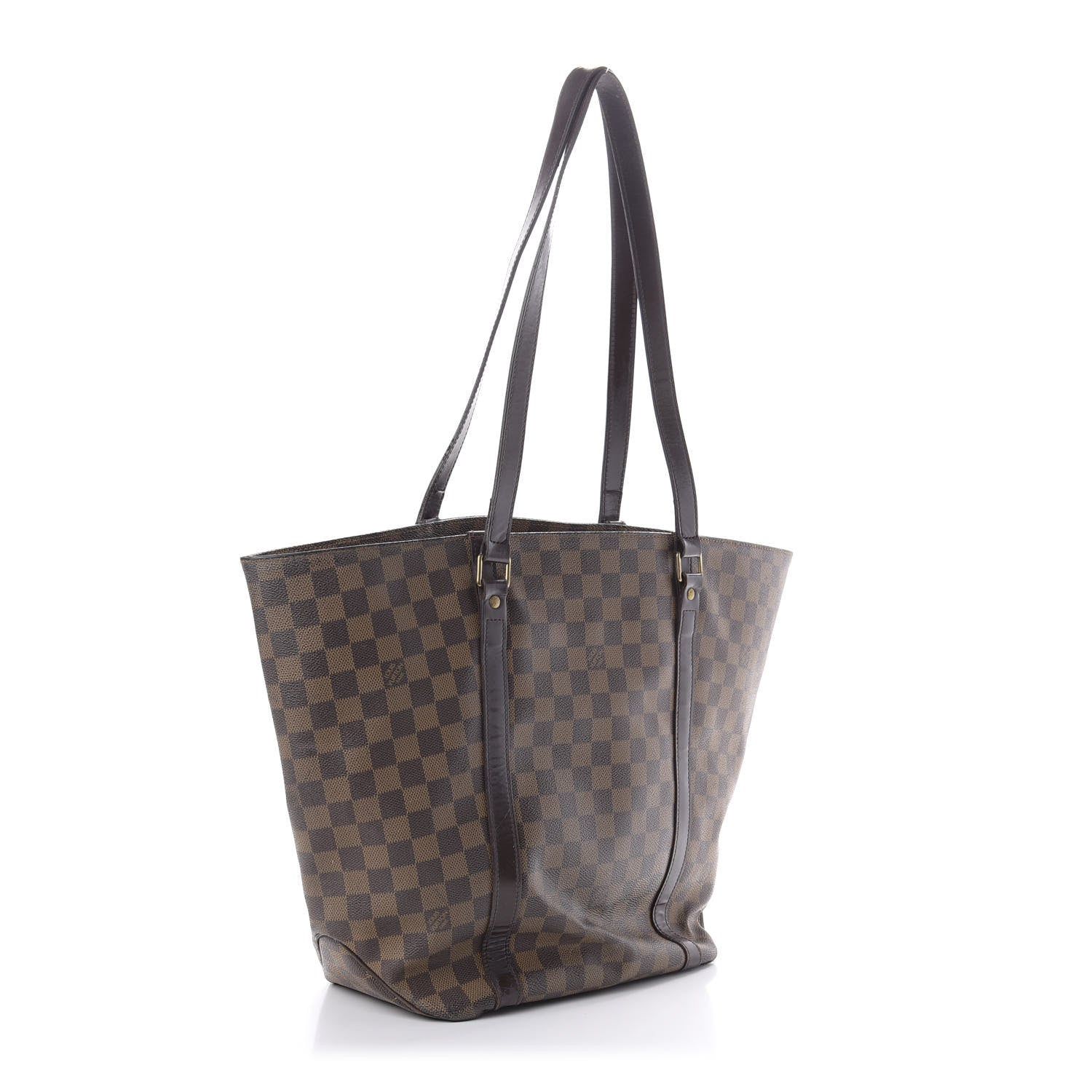 Louis Vuitton Damier Ebene Sac Shopping Tote 3 of 11