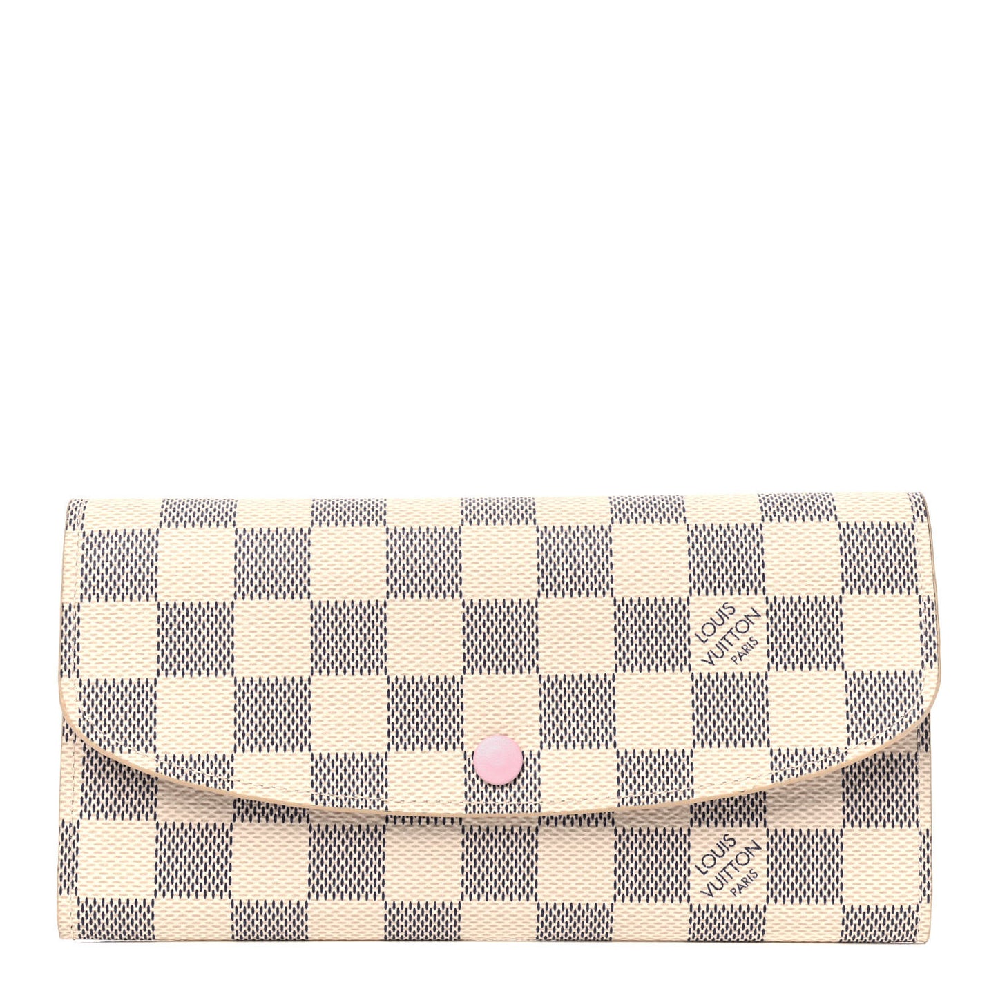 Damier Azur Emilie Wallet Rose Ballerine