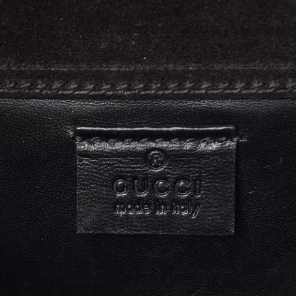 Gucci Patent Microguccissima Small Broadway Clutch Black 6 of 7