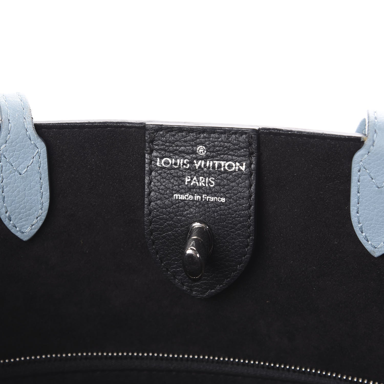 Louis Vuitton Calfskin Lockme Cabas Sky Black 7 of 9