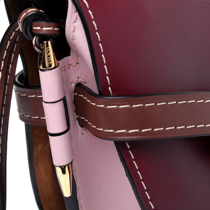 Loewe Calfskin Small Gate Crossbody Bag Wine Pastel Pink 15 of 15