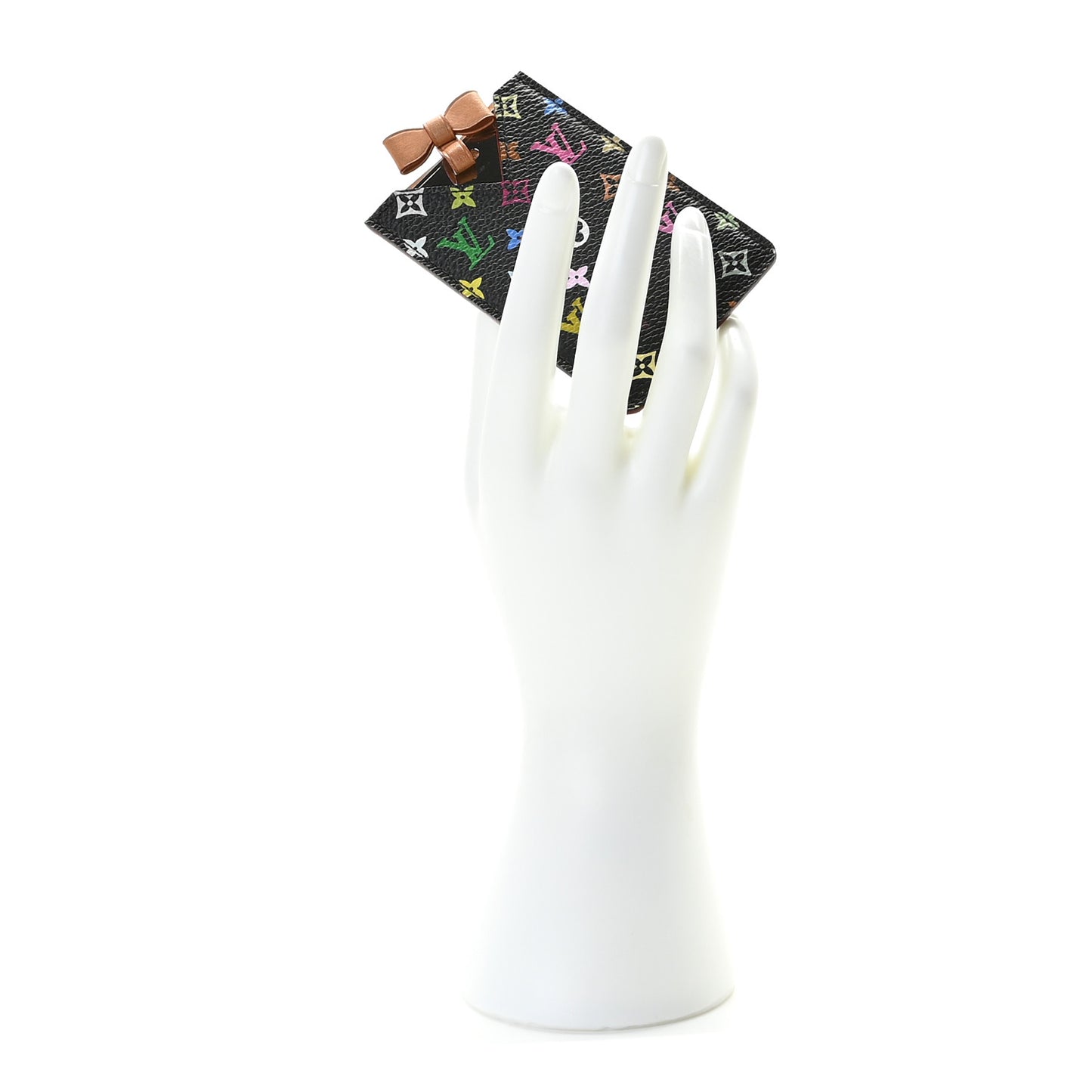 Monogram Multicolor Mirror and Case Pouch Black