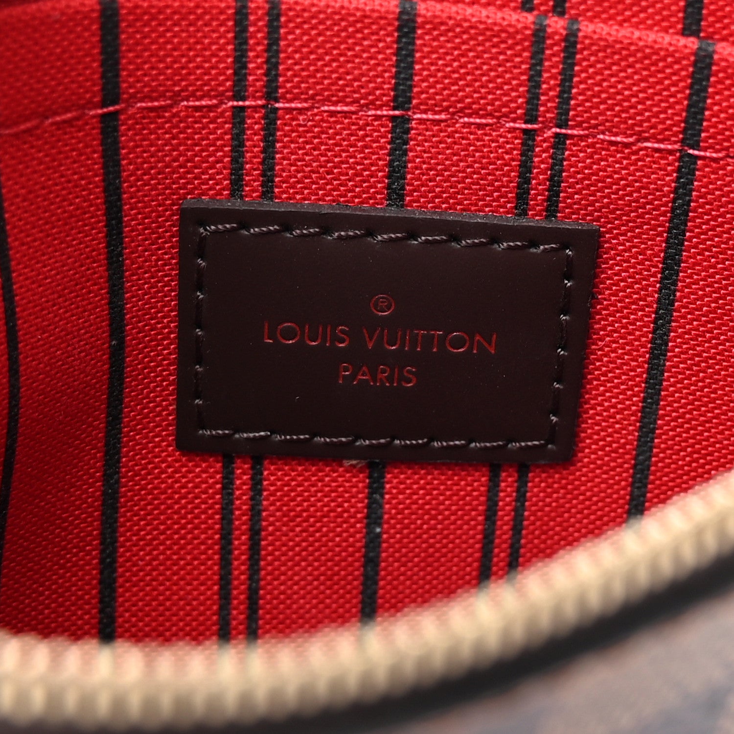 Louis Vuitton Damier Ebene Neverfull MM GM Pochette 6 of 14