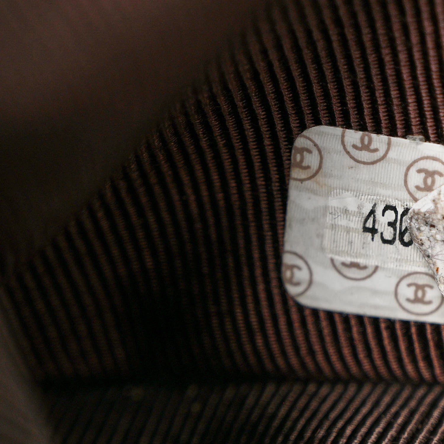 Chanel Suede CC Shopping Tote Dark Brown 7 of 11