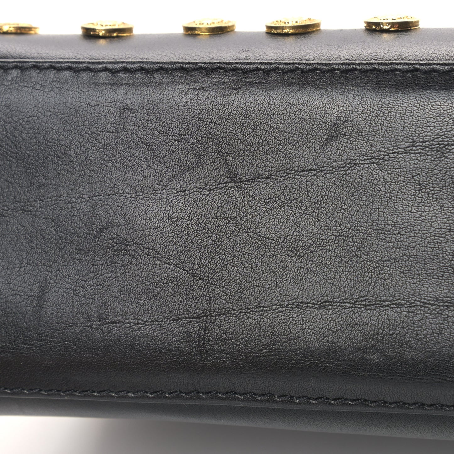 Nappa Medusa Shoulder Bag Black