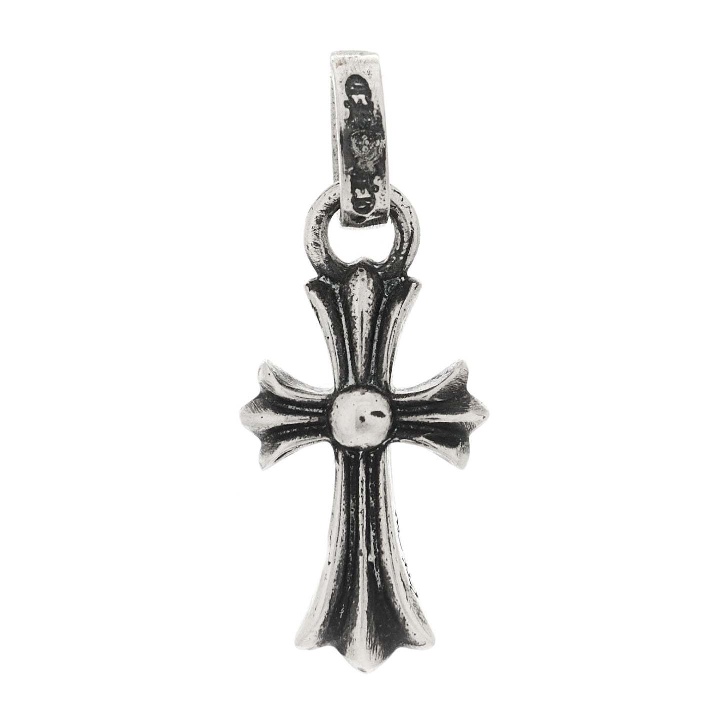 Sterling Silver Baby Fat Cross Pendant