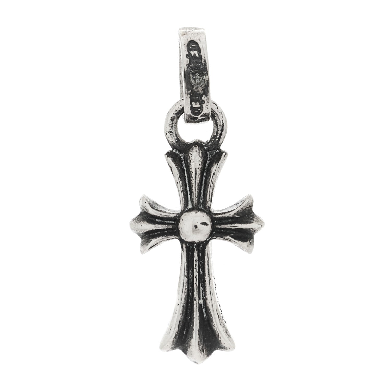 Chrome Hearts Sterling Silver Baby Fat Cross Pendant 3 of 5