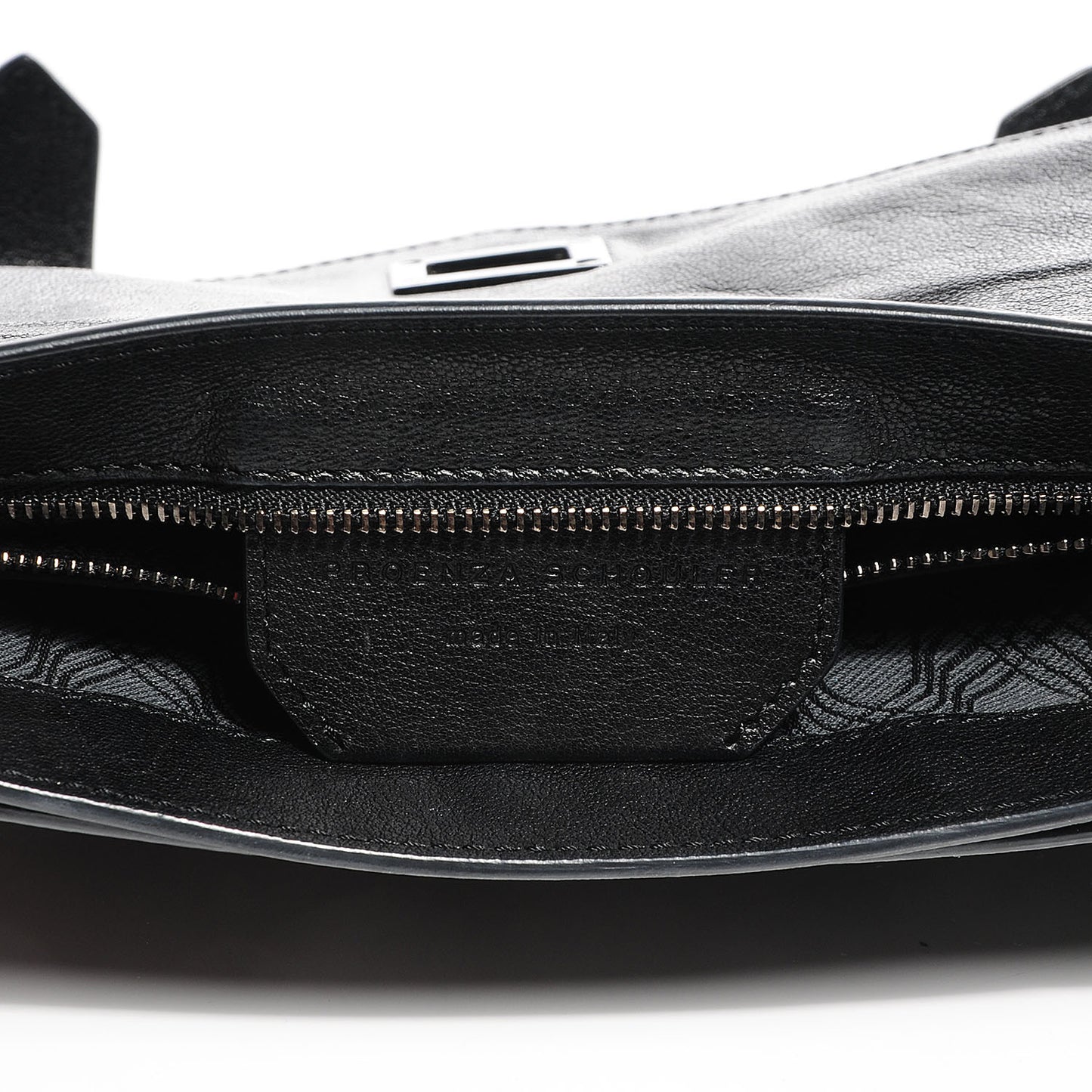 Leather PS1 Pochette Clutch Black