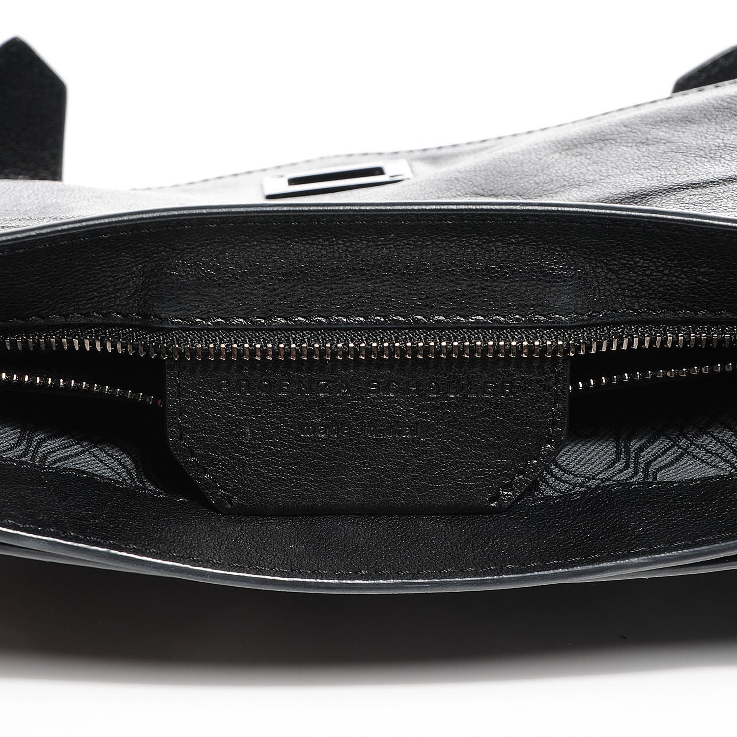Proenza Schouler Leather PS1 Pochette Clutch Black 5 of 10