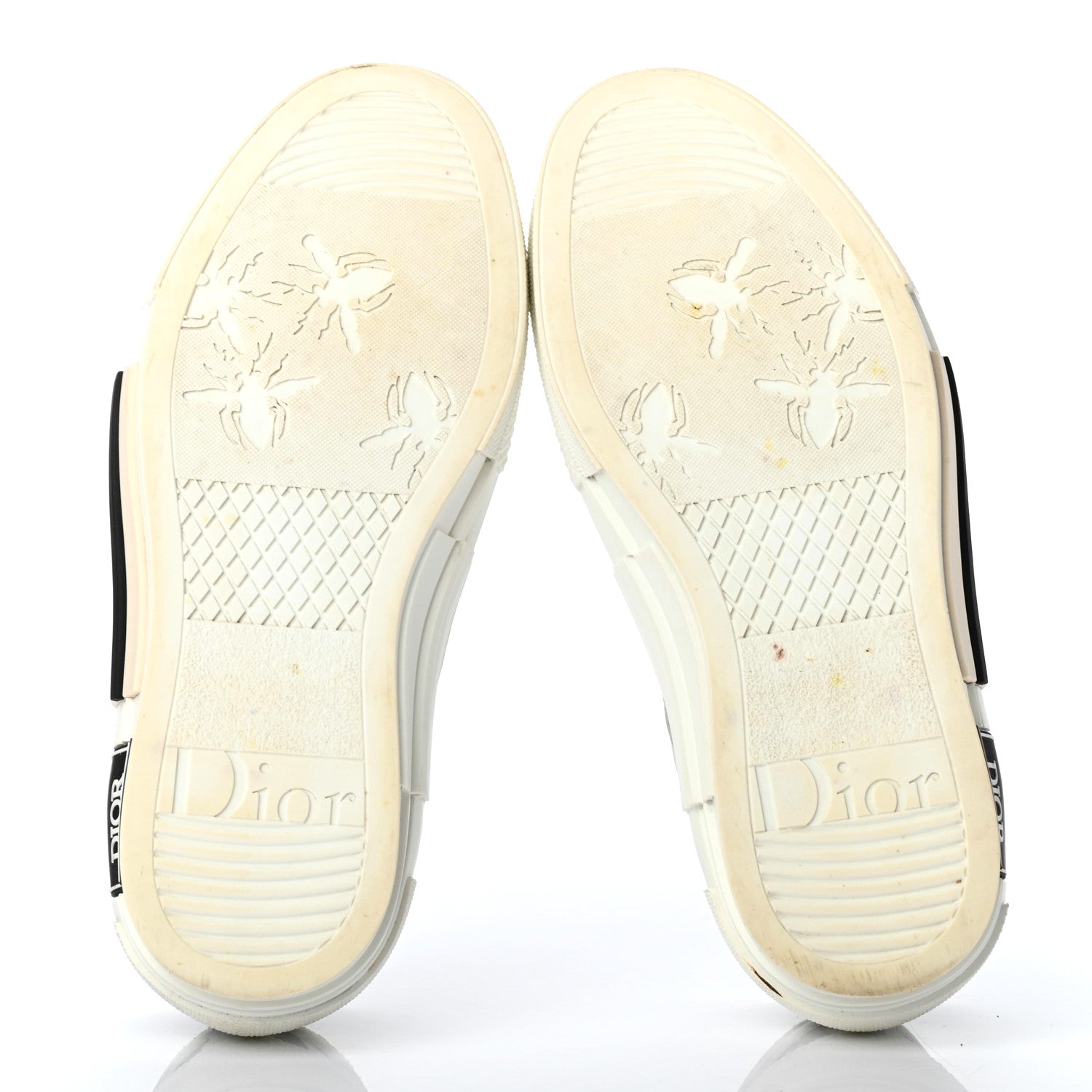 Christian Dior Technical Canvas Oblique B23 Low Top Sneaker 35 White Black 5 of 8