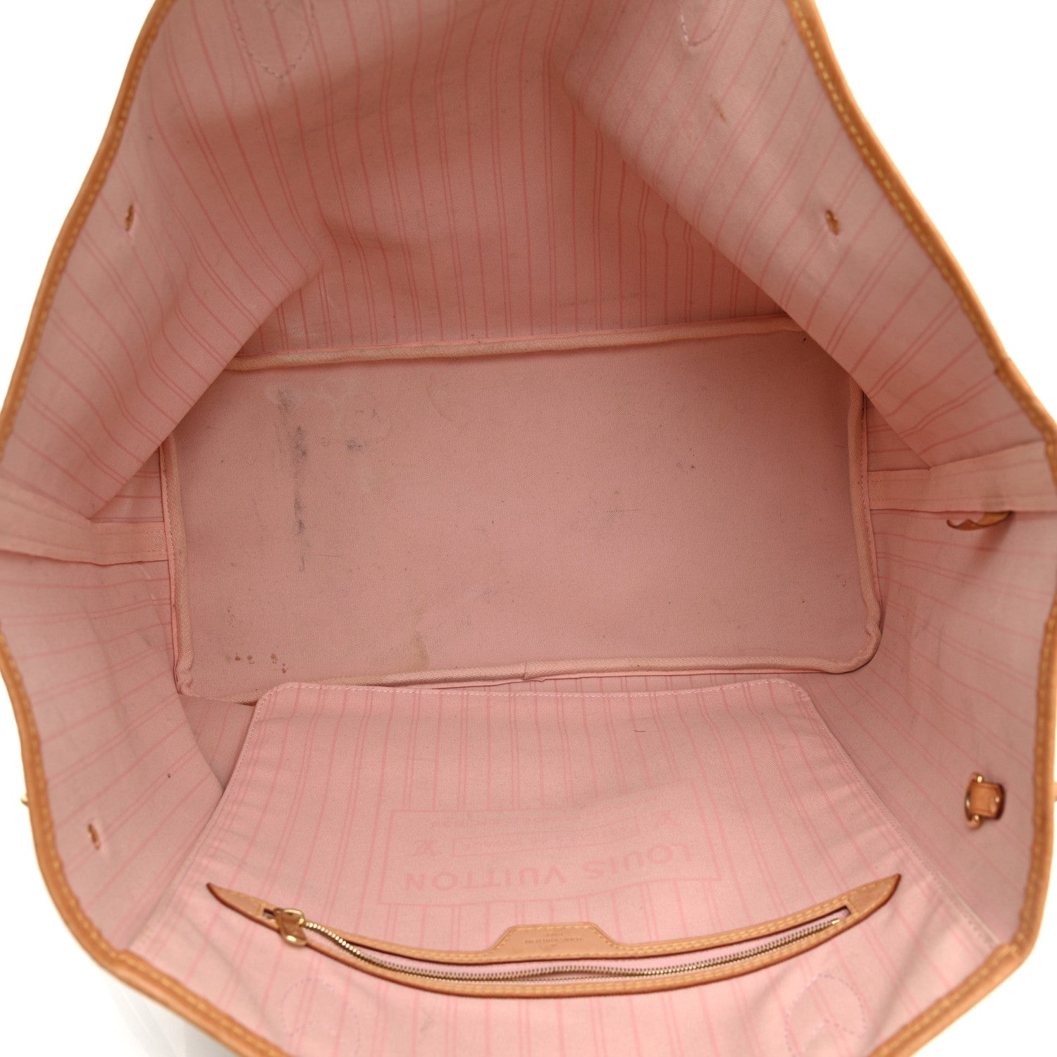 Louis Vuitton Damier Azur Neo Neverfull GM Rose Ballerine 5 of 9