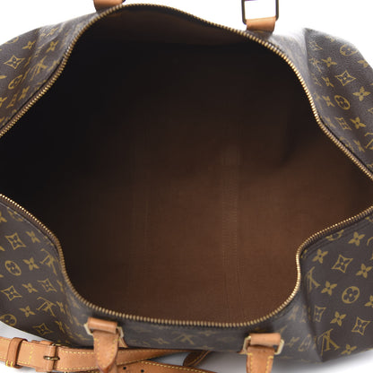 Louis Vuitton Monogram Keepall Bandouliere 55 4 of 13