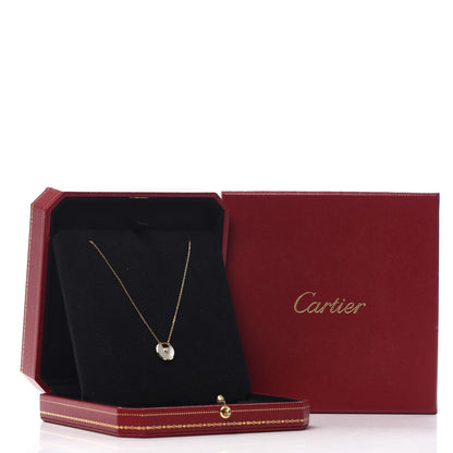 Cartier 18K Yellow Gold Diamond Mother of Pearl XS Amulette de Cartier Pendant Necklace 6 of 6