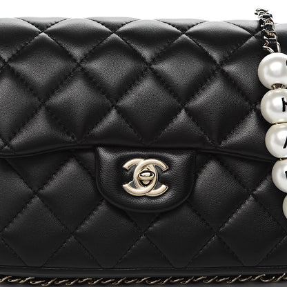 Chanel Lambskin Quilted Small My Precious Flap Black 11 of 12