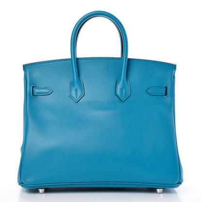 Hermes Swift Birkin 25 Bleu Zanzibar 5 of 35