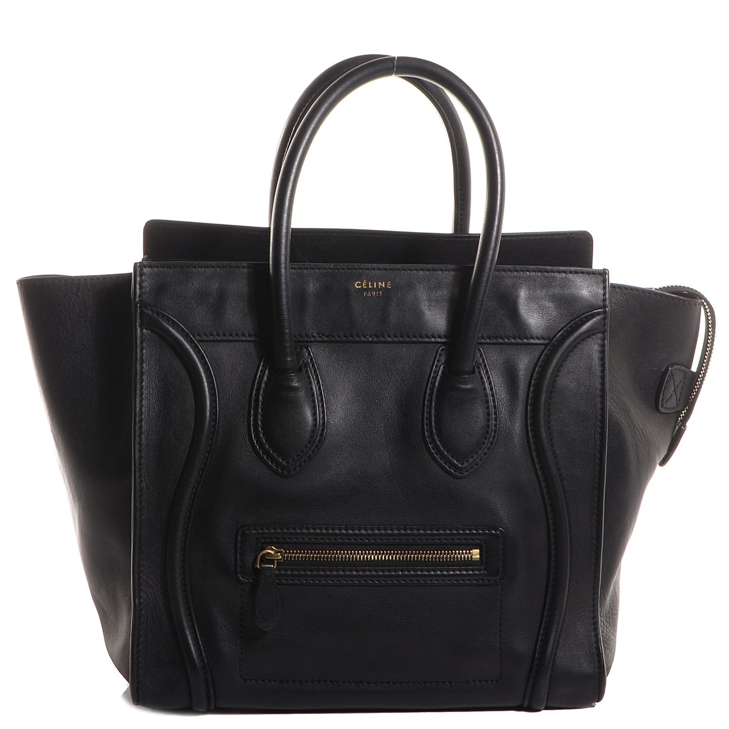 Smooth Calfskin Mini Luggage Black