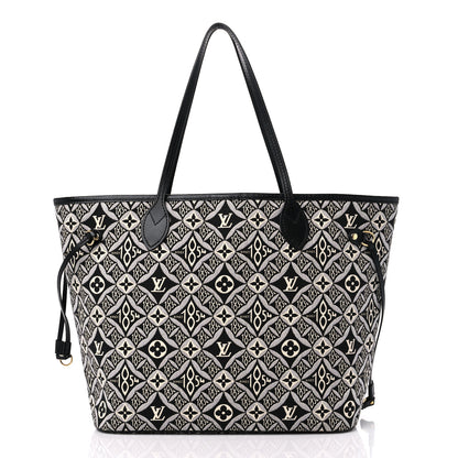 Louis Vuitton Jacquard Since 1854 Neverfull MM Grey 3 of 11