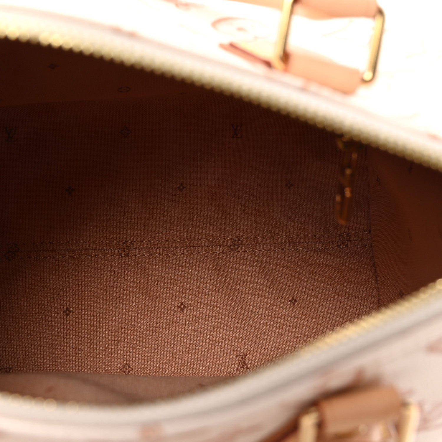 Louis Vuitton Monogram Fall for You Speedy Bandouliere 25 Beige Clair 5 of 9