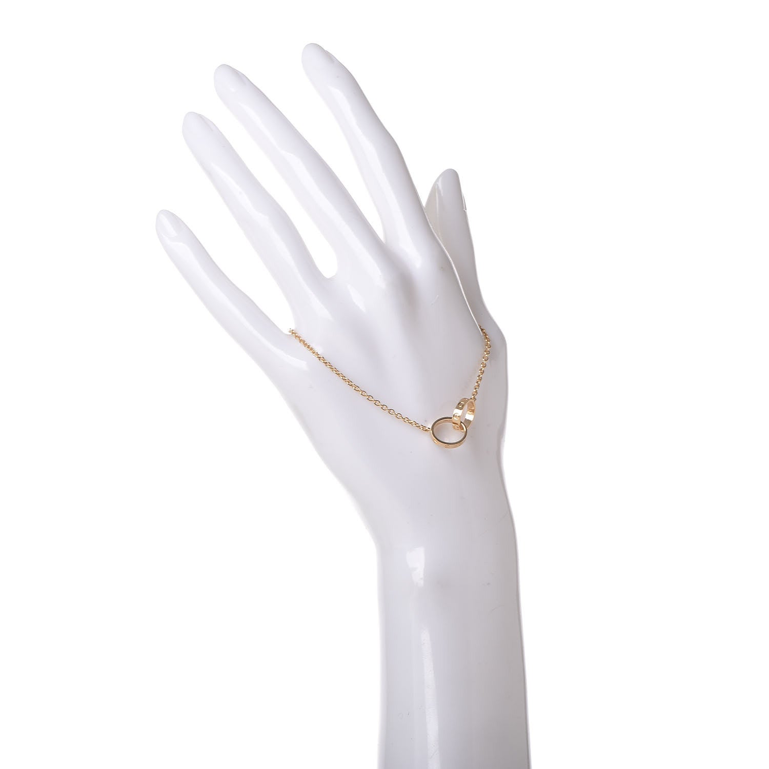 Cartier 18K Yellow Gold Interlocking LOVE Bracelet 2 of 5