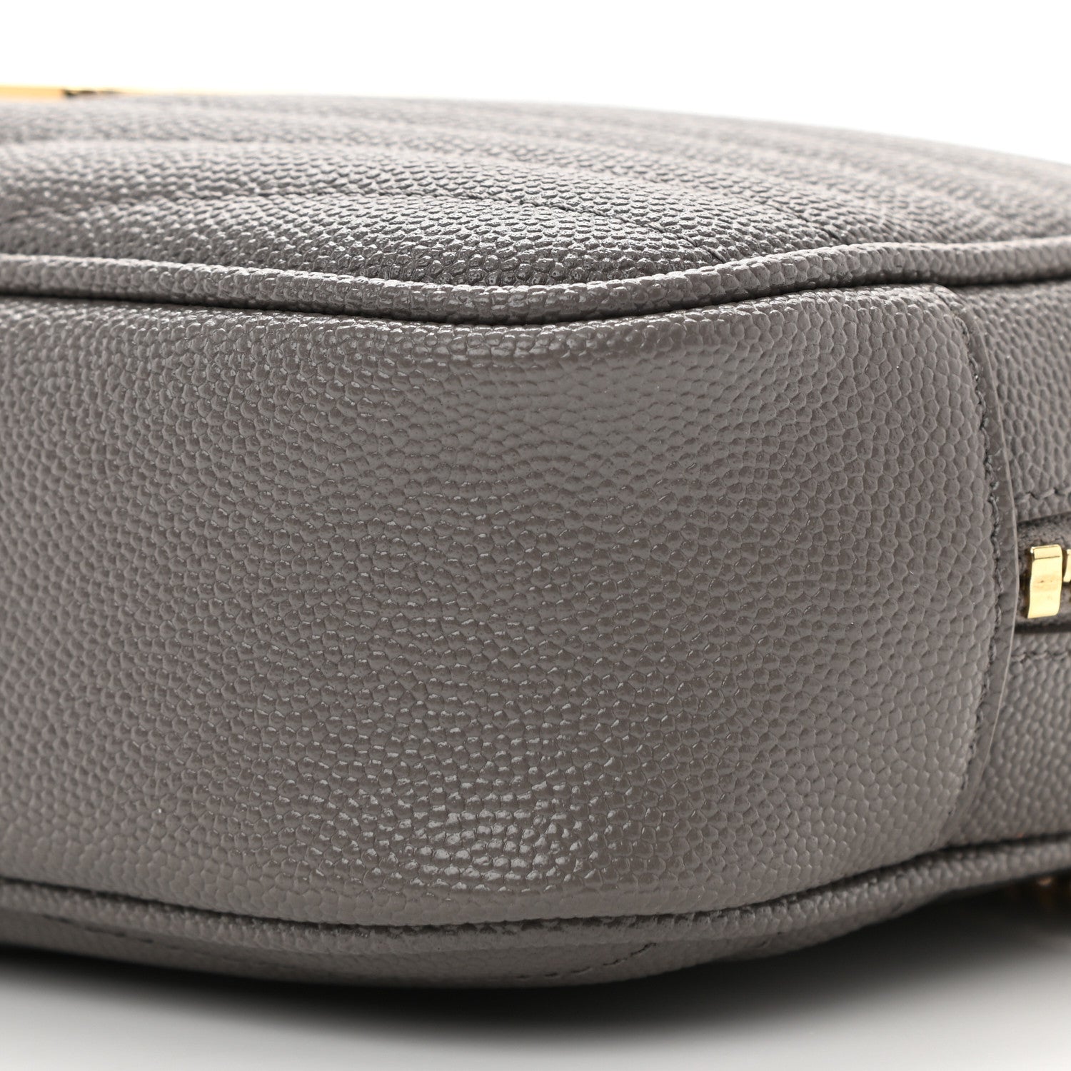 Saint Laurent Grain De Poudre Matelasse Monogram Mini Lou Camera Bag Fog 10 of 10