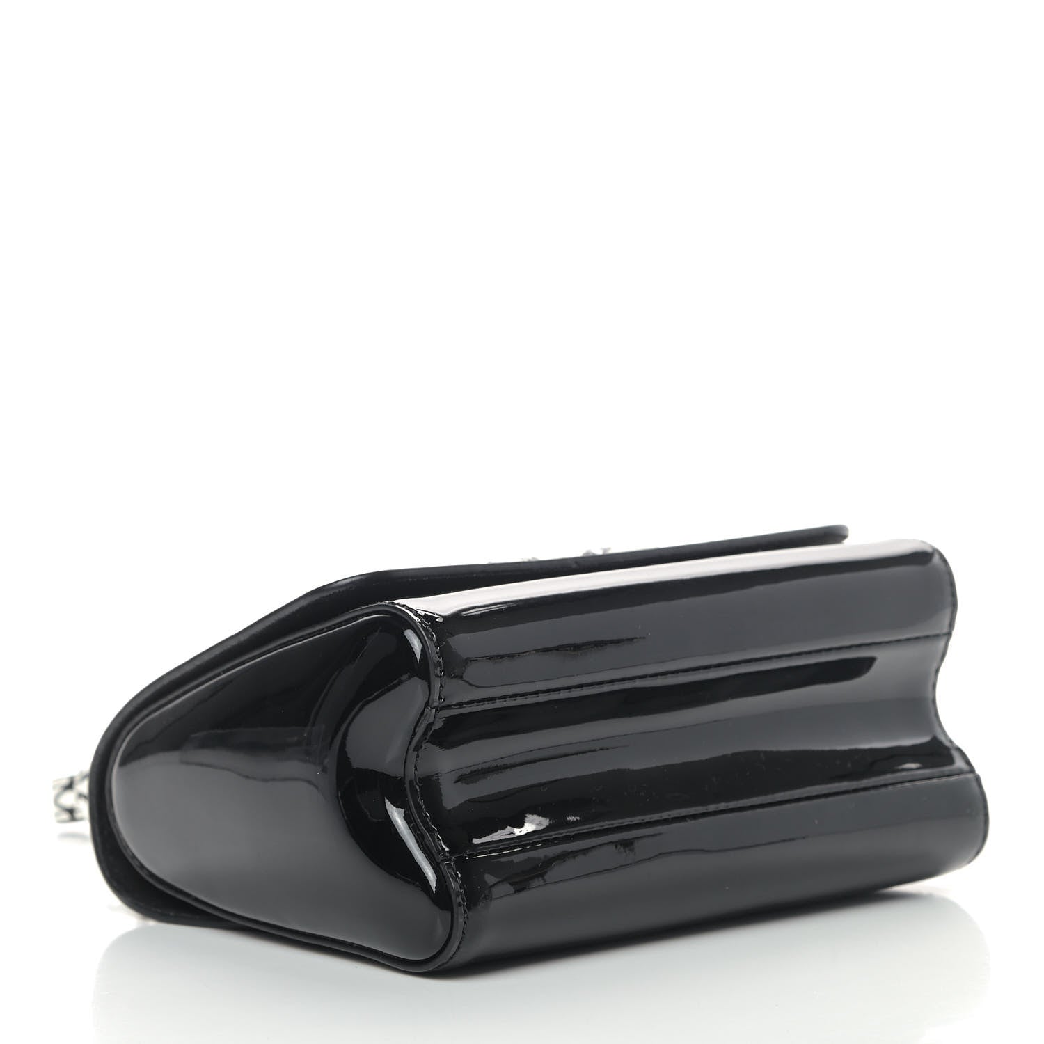 Louis Vuitton Patent Monogram Twist Shoulder Bag PM Black 4 of 10