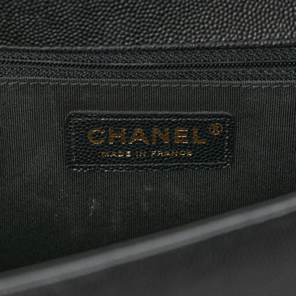 Chanel Caviar Quilted New Medium Boy Flap Black 6 of 9