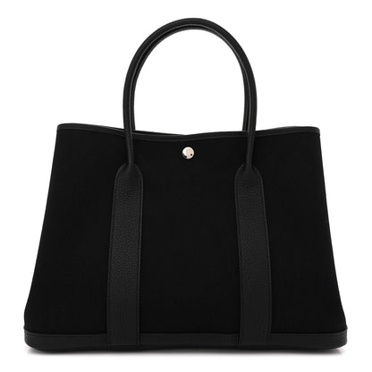 Hermes Toile Negonda Garden Party Tote 36 MM Black 1 of 12