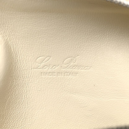 Loro Piana Grained Calfskin L19 Extra Pocket Pouch Whisper White 6 of 10