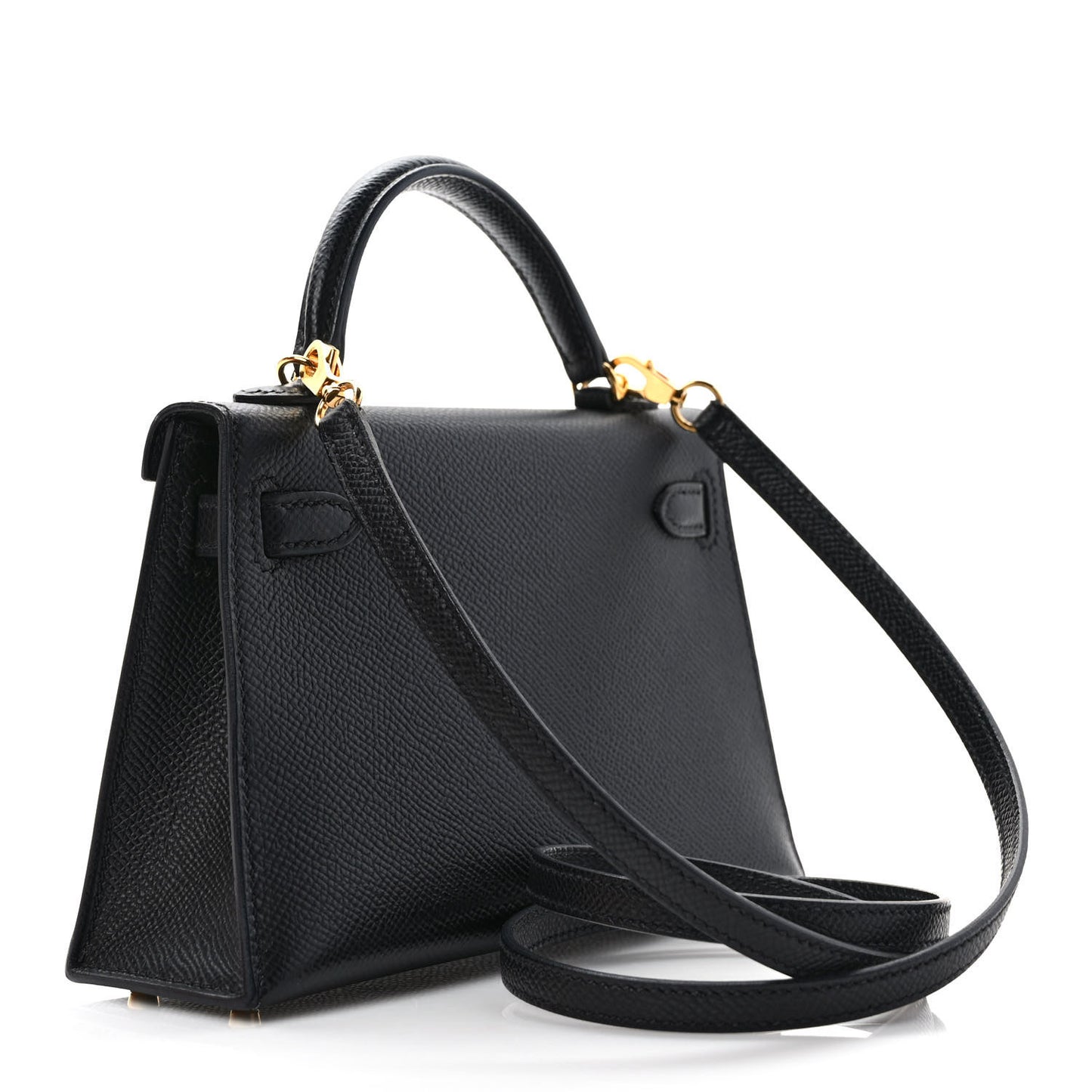 Epsom Mini Kelly Sellier 20 Black