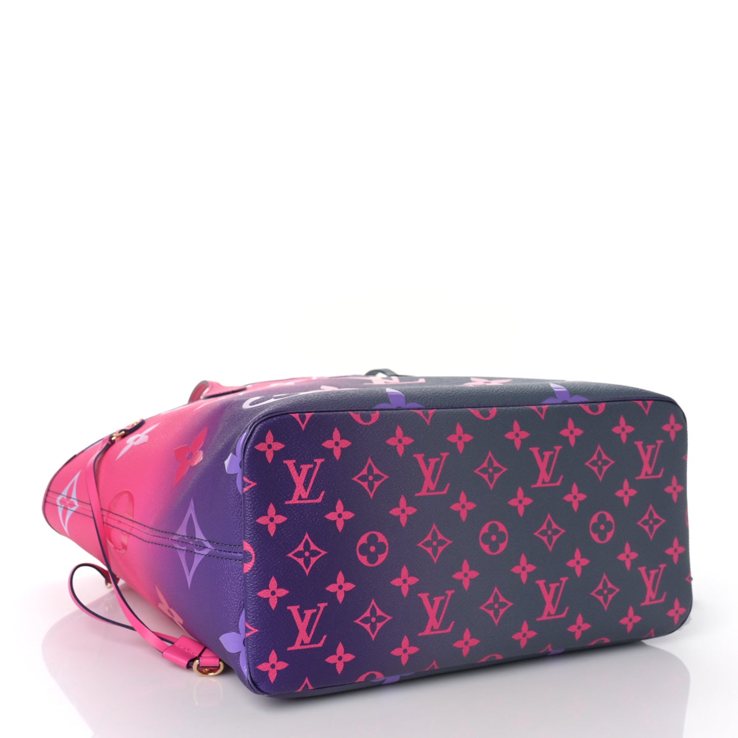 Monogram Giant Spring In The City Neverfull MM Midnight Fuchsia