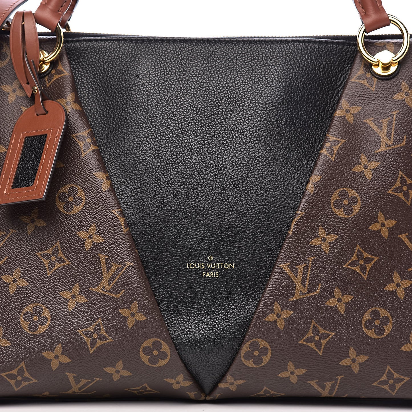 Monogram V Tote MM Black