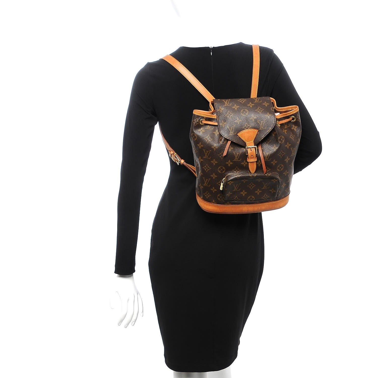 Louis Vuitton Monogram Montsouris MM Backpack 2 of 10